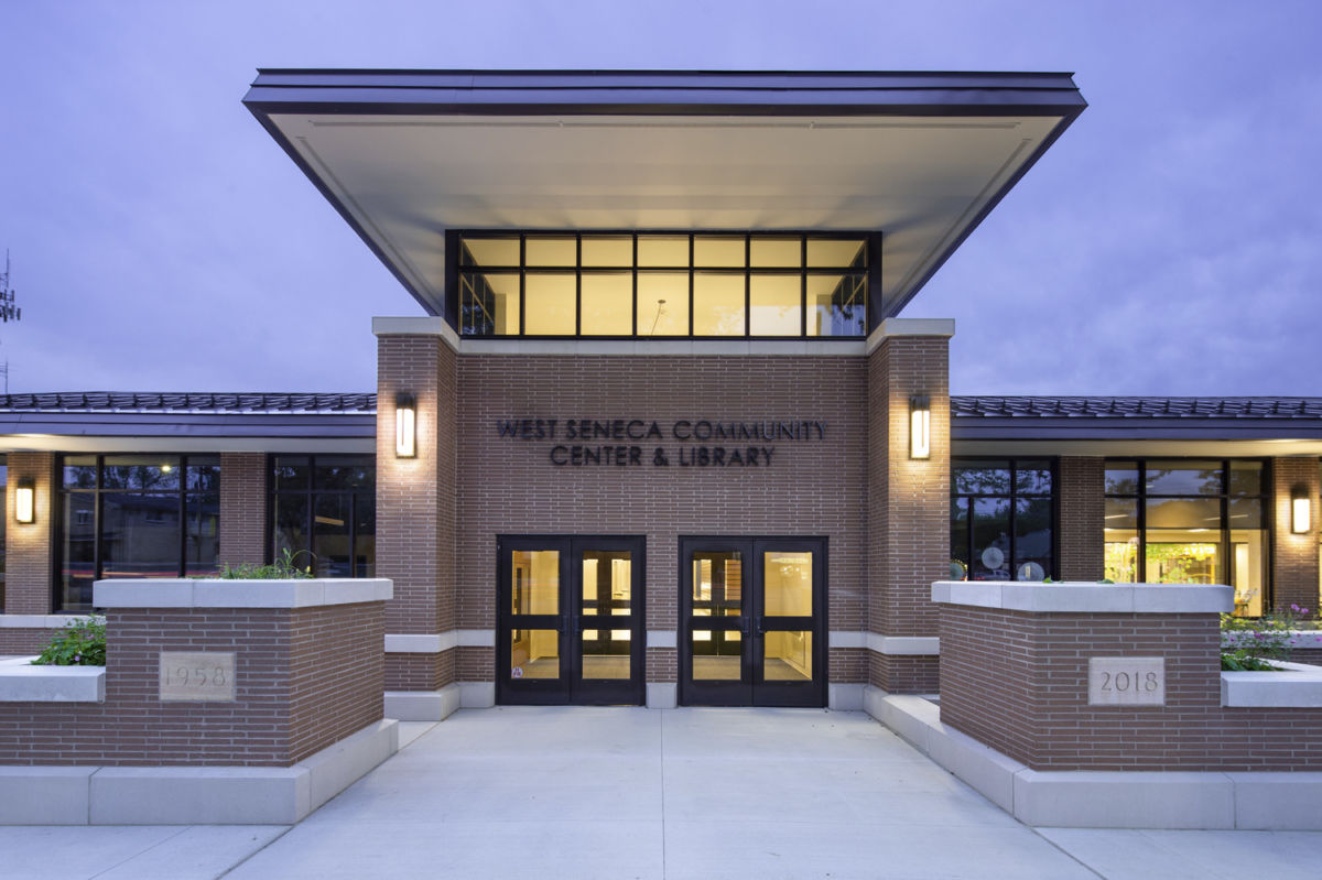 West Seneca Public Library Entrance